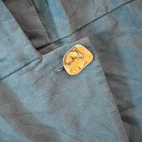 VINCE Collar Wrap Dress Size 10 - Picture 2 of 16